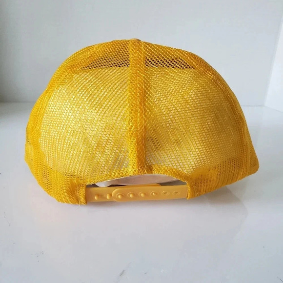 Vintage  Green/Yellow Proud to be Australian Mesh/Snapback Trucker Hat. - Picture 7 of 7